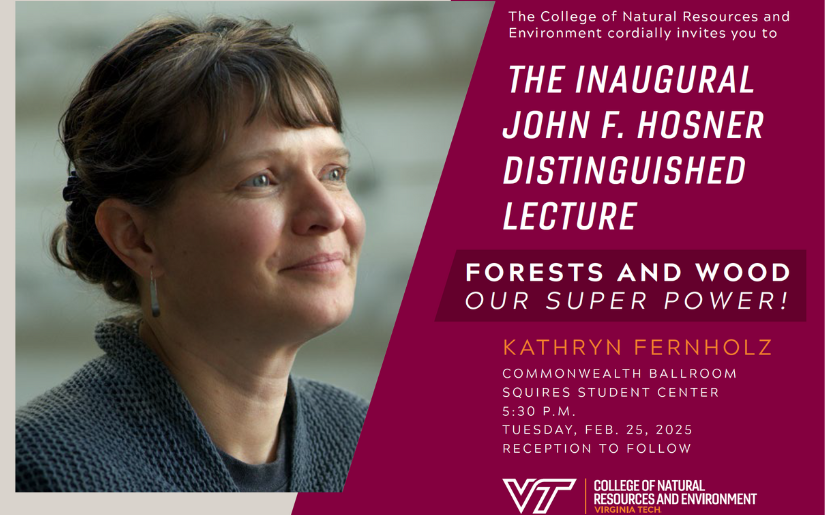 Kathryn Fernholz to present on &ldquo;Forests and Wood, Our Superpower&rdquo; at Virginia Tech 
